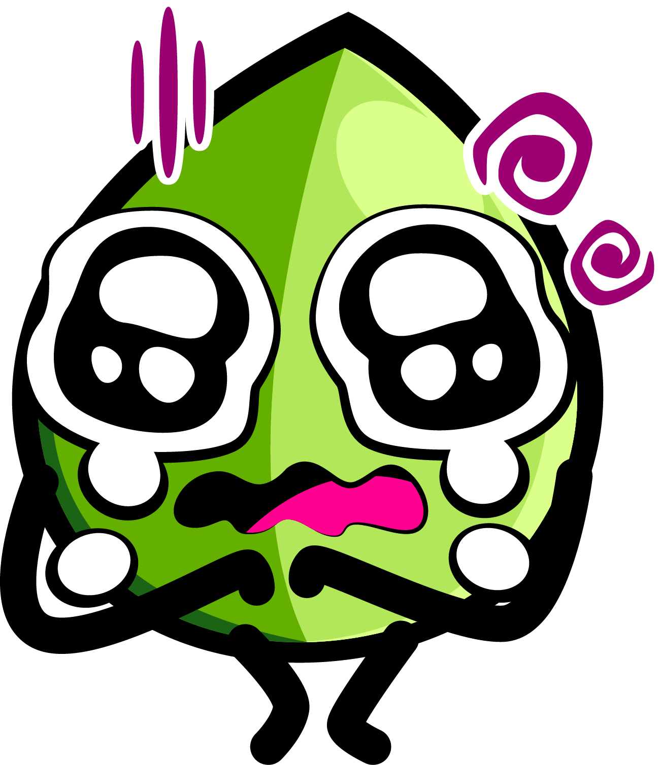 Mona looking confused